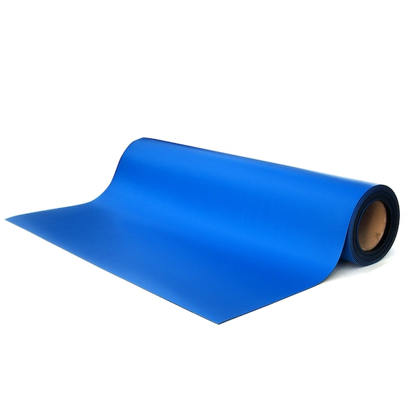 30" x 50' x .080", Royal Blue, Rubber Table Mat, Roll